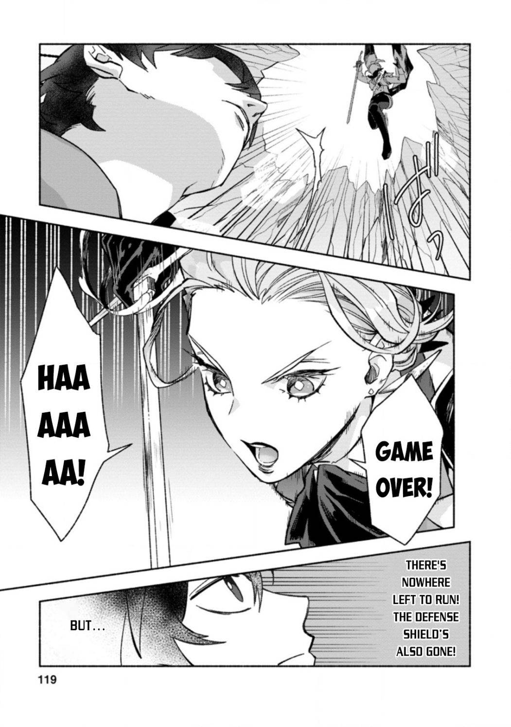 Sono Monban, Saikyou Nitsuki: Tsuihou Sareta Bougyo Ryoku 9999 no Senshi, Ou Miyako no Monban Toshite Musou Suru chapter 9 page 21