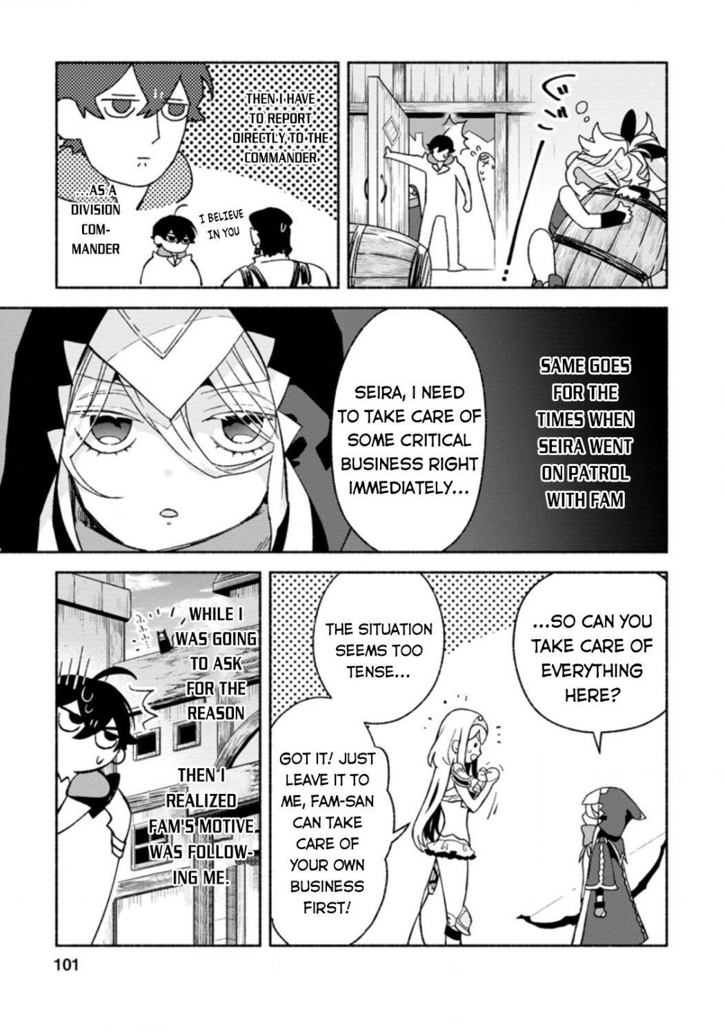 Sono Monban, Saikyou Nitsuki: Tsuihou Sareta Bougyo Ryoku 9999 no Senshi, Ou Miyako no Monban Toshite Musou Suru chapter 9 page 3