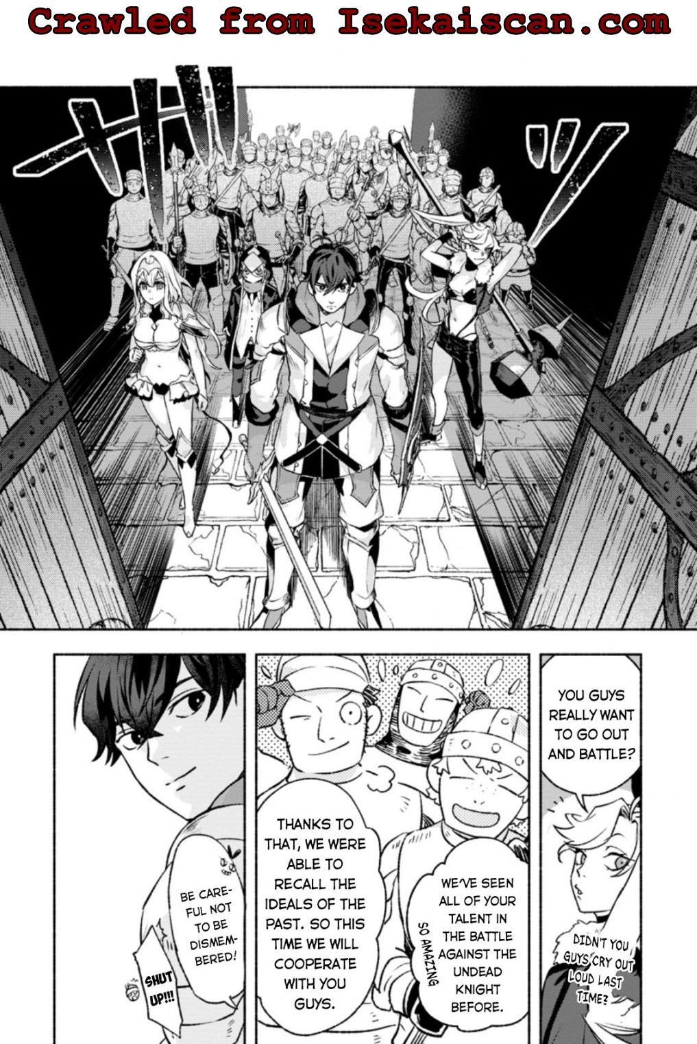 Sono Monban, Saikyou Nitsuki: Tsuihou Sareta Bougyo Ryoku 9999 no Senshi, Outo no Monban Toshite Musou Suru chapter 11 page 27