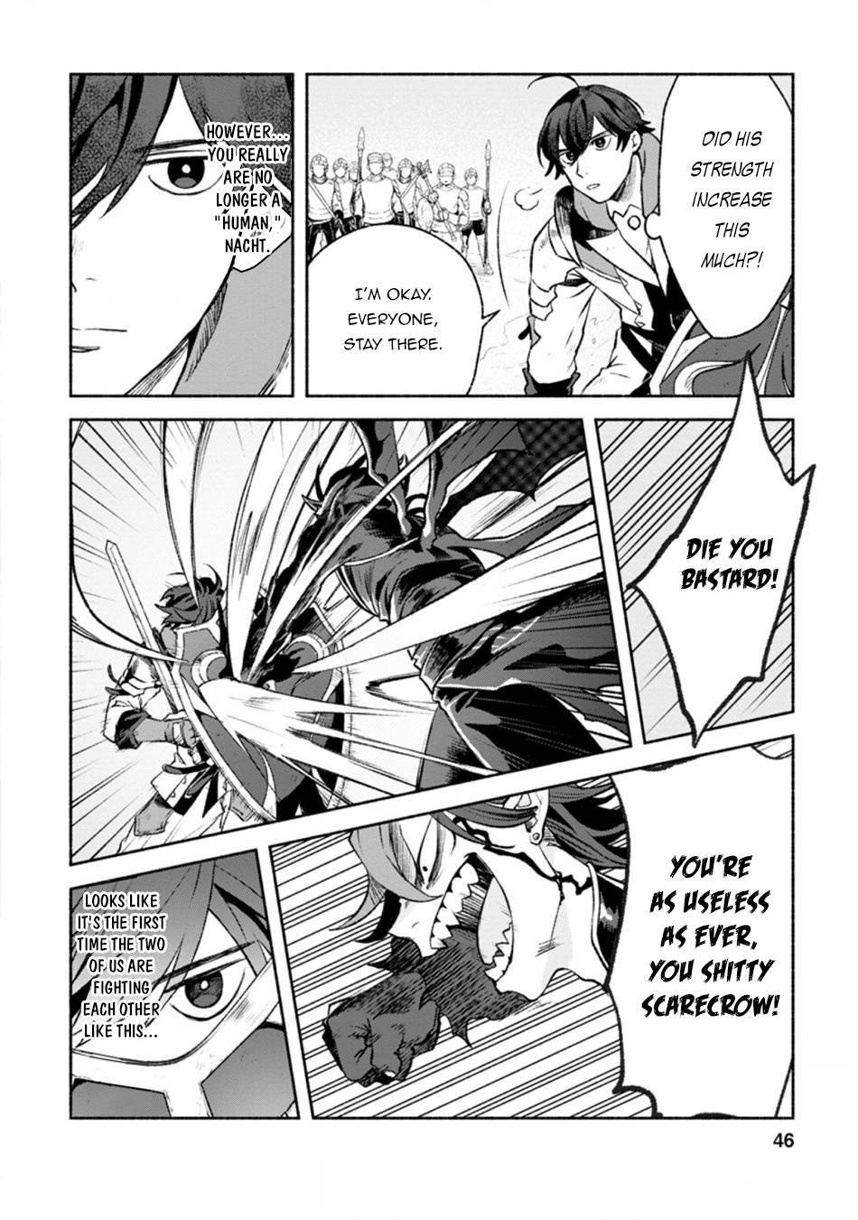 Sono Monban, Saikyou Nitsuki: Tsuihou Sareta Bougyo Ryoku 9999 no Senshi, Outo no Monban Toshite Musou Suru chapter 12 page 15