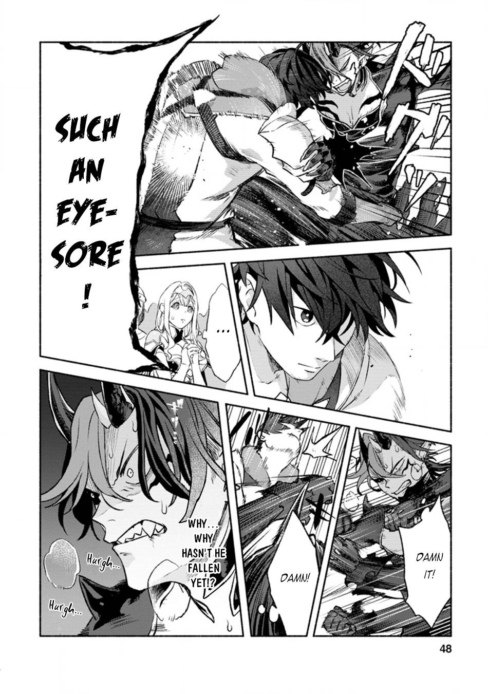 Sono Monban, Saikyou Nitsuki: Tsuihou Sareta Bougyo Ryoku 9999 no Senshi, Outo no Monban Toshite Musou Suru chapter 12 page 17