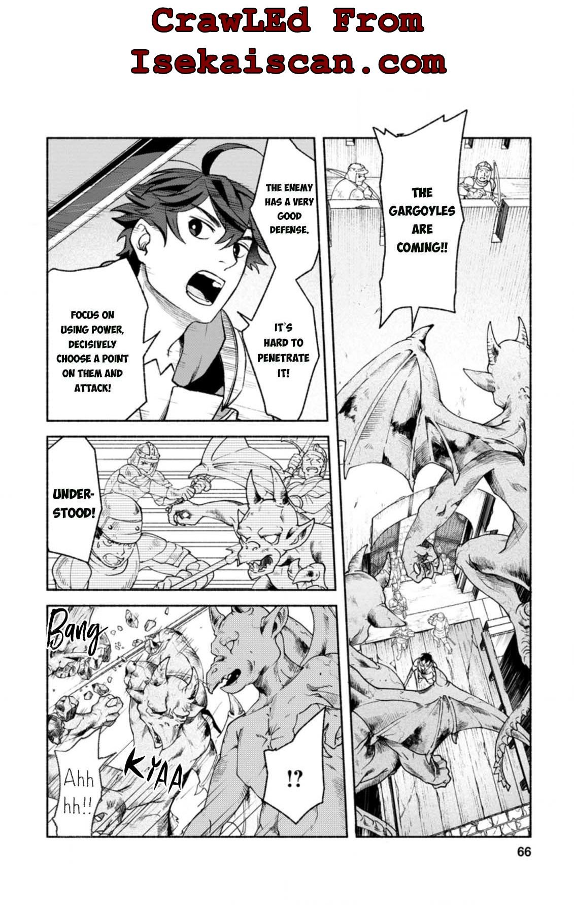 Sono Monban, Saikyou Nitsuki: Tsuihou Sareta Bougyo Ryoku 9999 no Senshi, Outo no Monban Toshite Musou Suru chapter 13 page 2