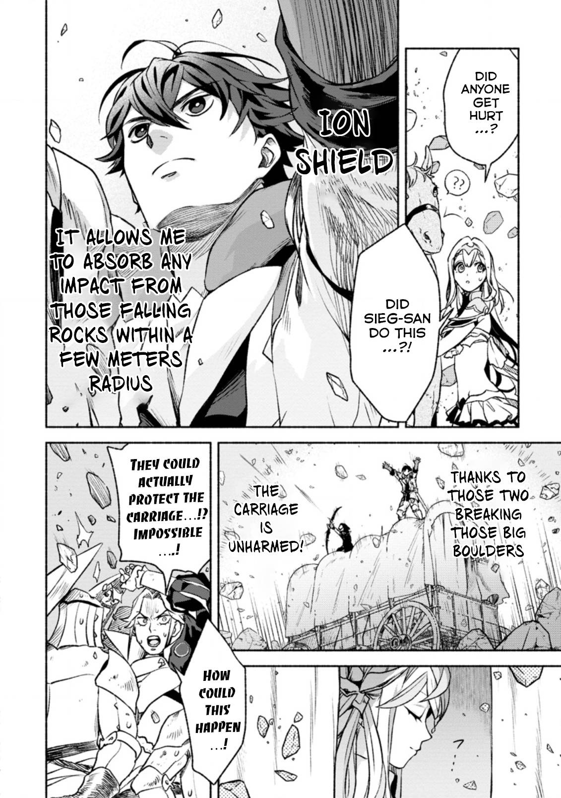 Sono Monban, Saikyou Nitsuki: Tsuihou Sareta Bougyo Ryoku 9999 no Senshi, Outo no Monban Toshite Musou Suru chapter 15 page 14