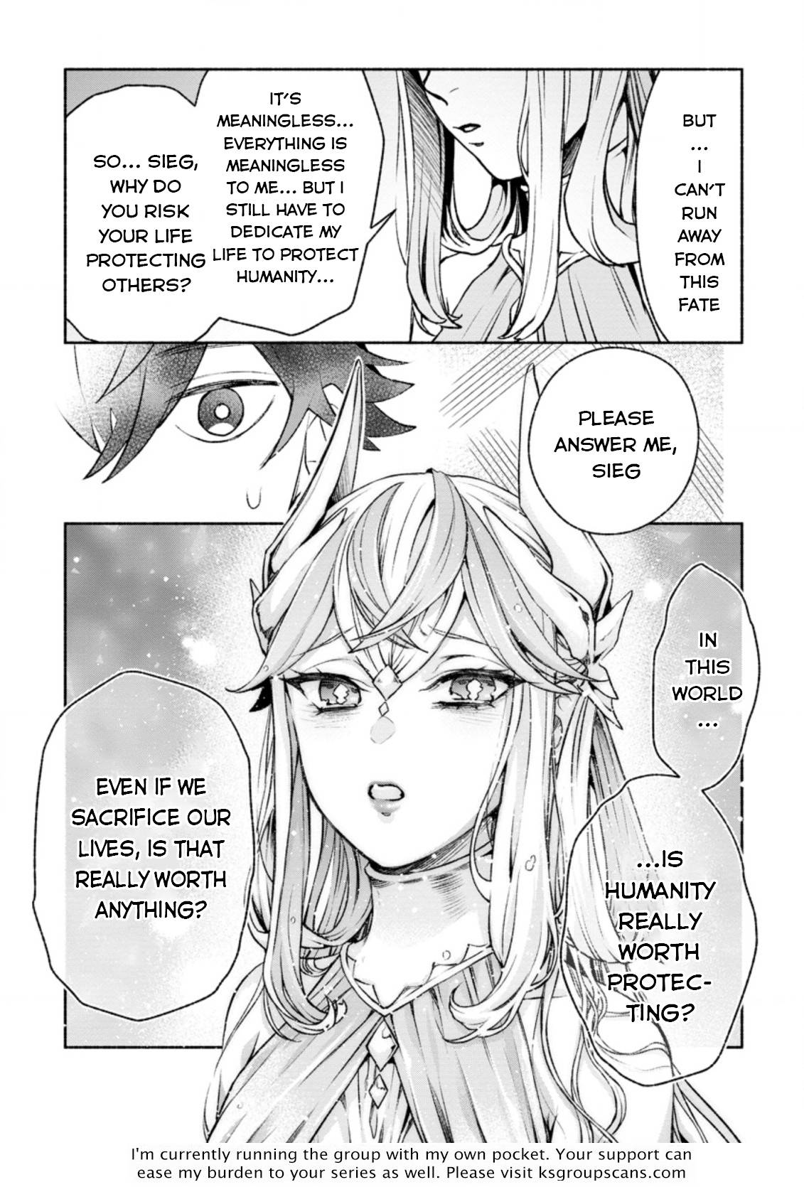 Sono Monban, Saikyou Nitsuki: Tsuihou Sareta Bougyo Ryoku 9999 no Senshi, Outo no Monban Toshite Musou Suru chapter 16 page 31