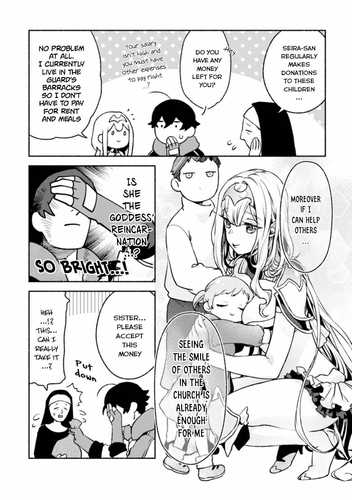 Sono Monban, Saikyou Nitsuki: Tsuihou Sareta Bougyo Ryoku 9999 no Senshi, Outo no Monban Toshite Musou Suru chapter 17 page 23