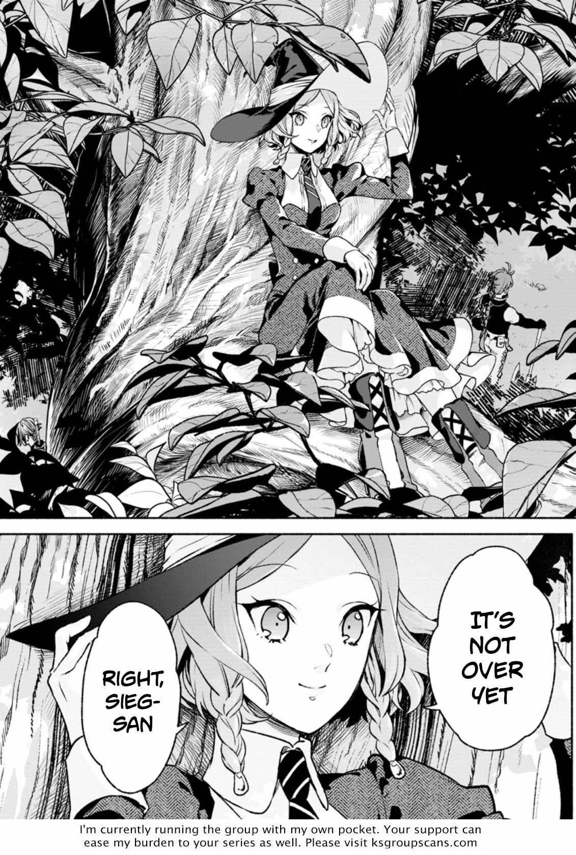 Sono Monban, Saikyou Nitsuki: Tsuihou Sareta Bougyo Ryoku 9999 no Senshi, Outo no Monban Toshite Musou Suru chapter 17 page 32