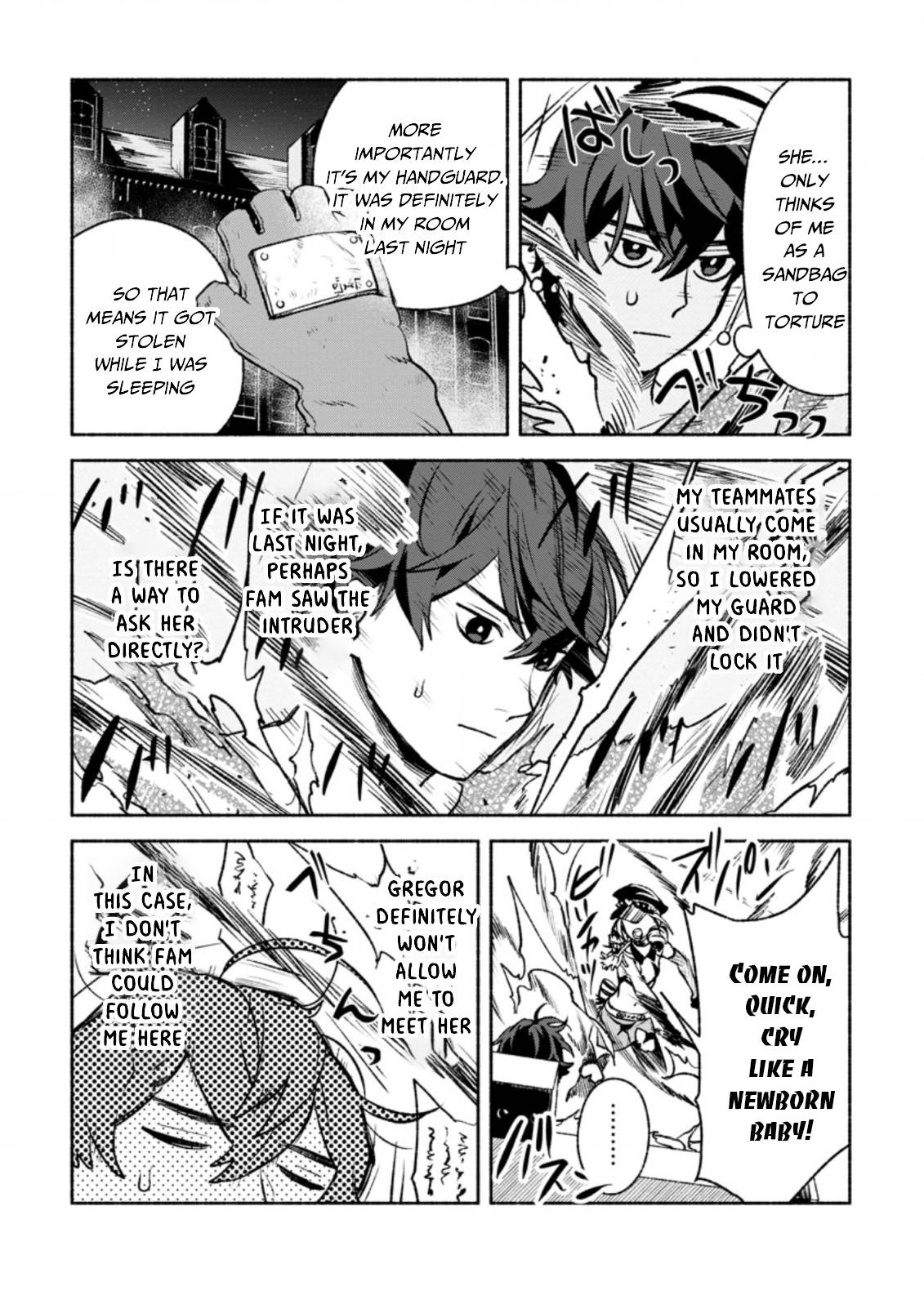 Sono Monban, Saikyou Nitsuki: Tsuihou Sareta Bougyo Ryoku 9999 no Senshi, Outo no Monban Toshite Musou Suru chapter 18 page 16