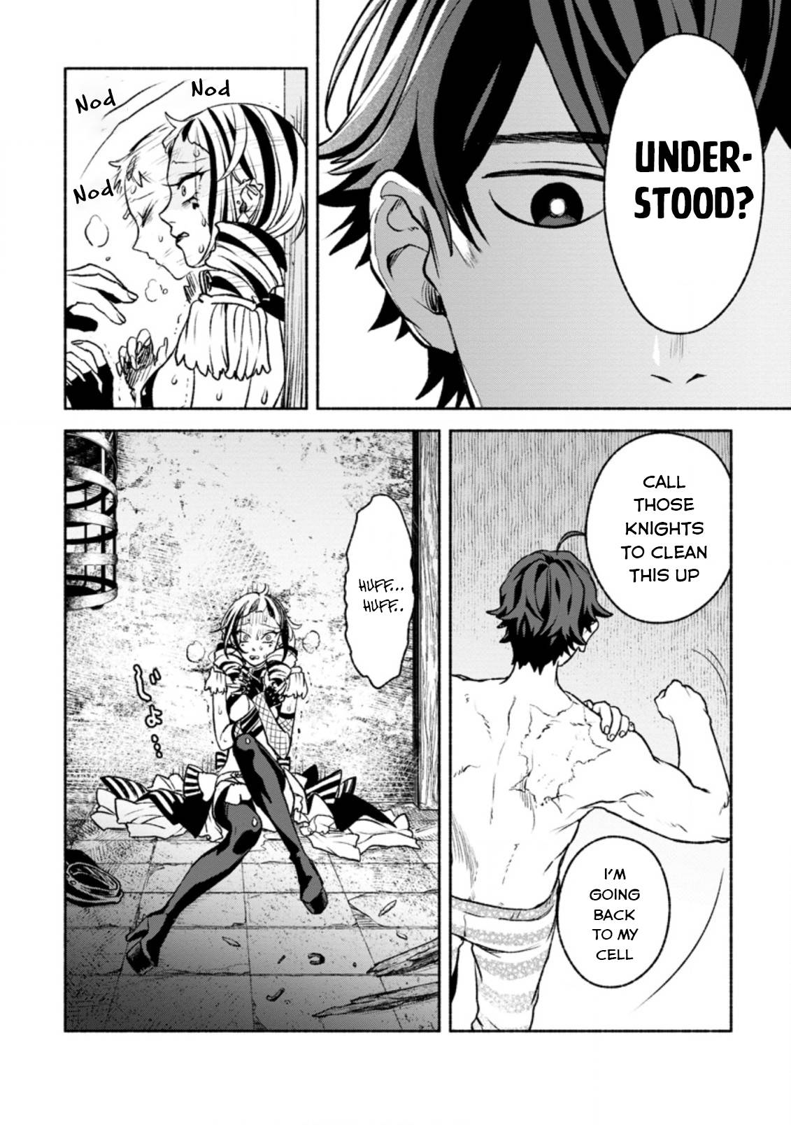 Sono Monban, Saikyou Nitsuki: Tsuihou Sareta Bougyo Ryoku 9999 no Senshi, Outo no Monban Toshite Musou Suru chapter 18 page 23