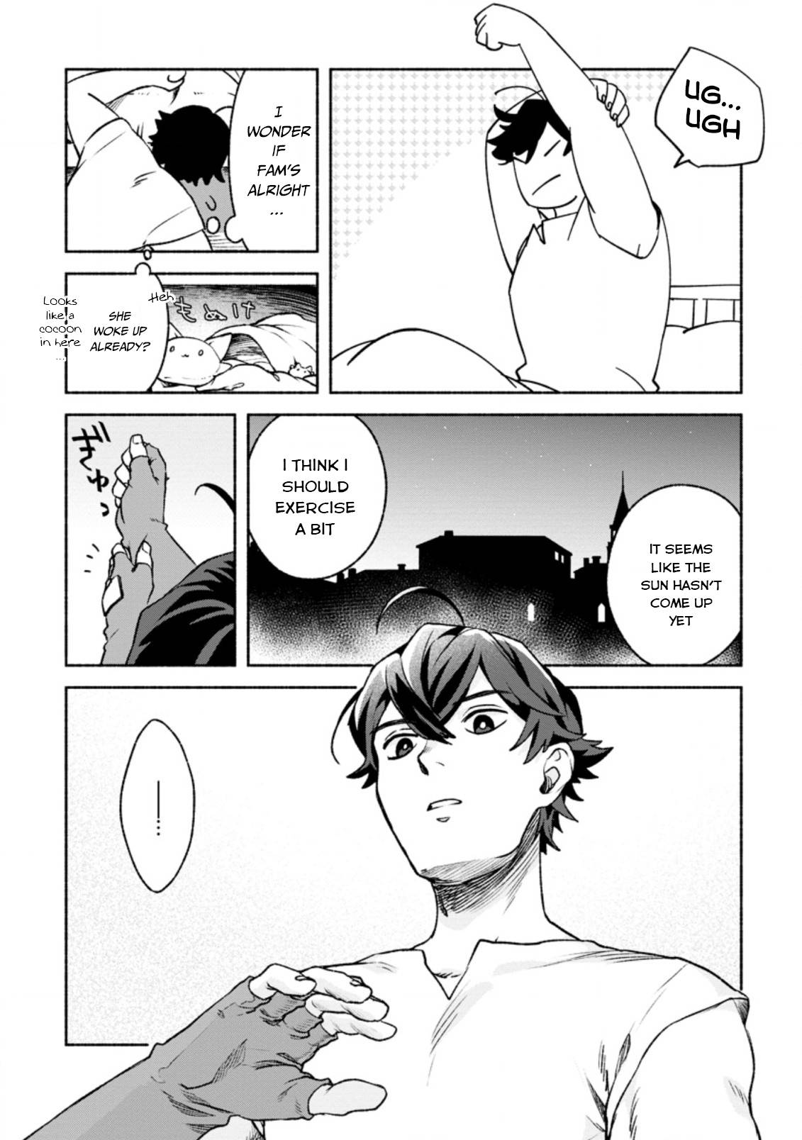 Sono Monban, Saikyou Nitsuki: Tsuihou Sareta Bougyo Ryoku 9999 no Senshi, Outo no Monban Toshite Musou Suru chapter 18 page 3