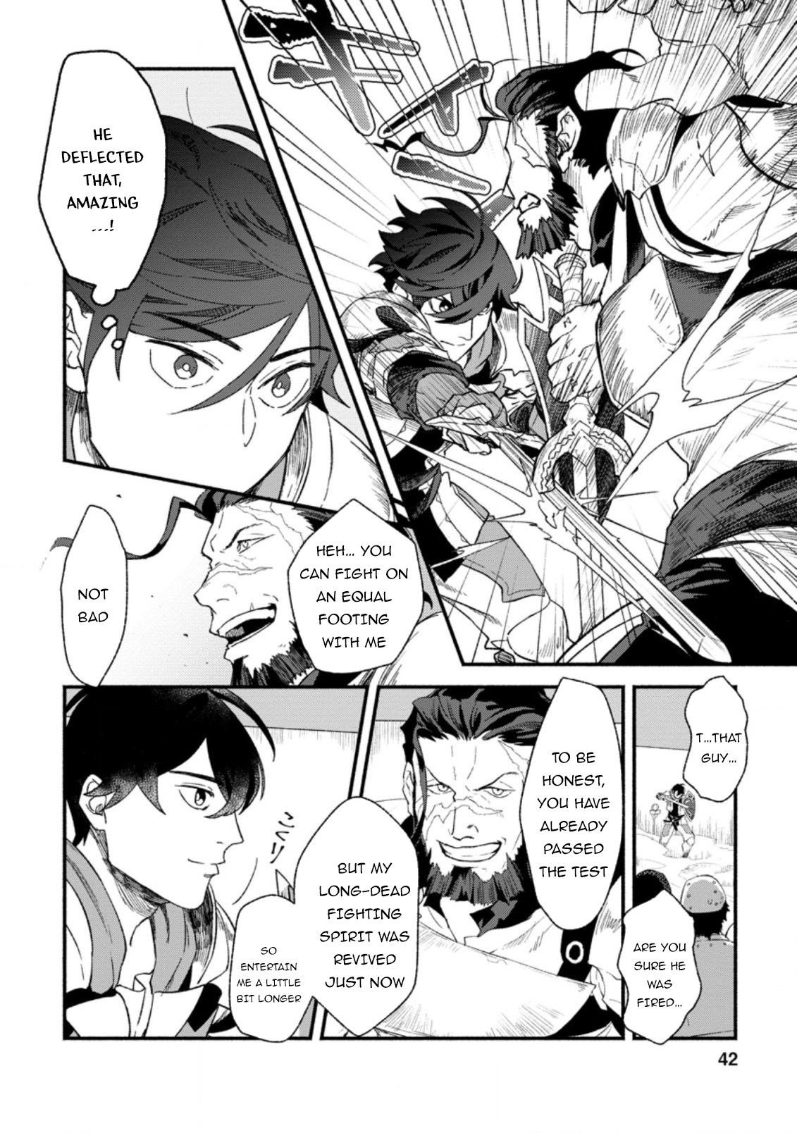 Sono Monban, Saikyou Nitsuki: Tsuihou Sareta Bougyo Ryoku 9999 no Senshi, Outo no Monban Toshite Musou Suru chapter 2 page 11