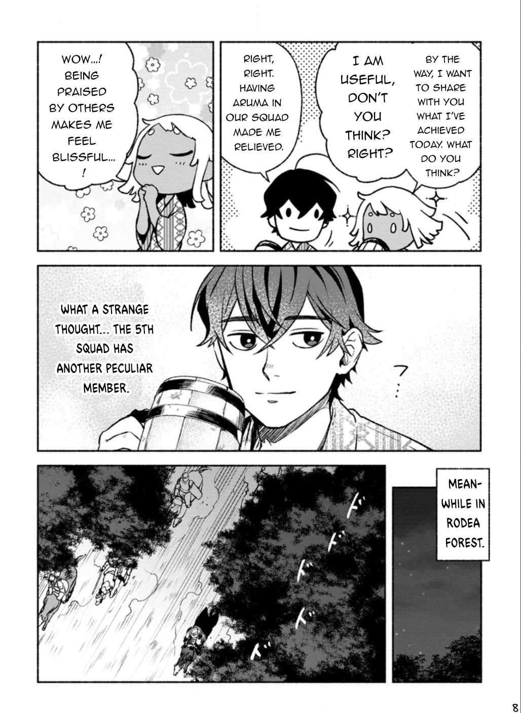 Sono Monban, Saikyou Nitsuki: Tsuihou Sareta Bougyo Ryoku 9999 no Senshi, Outo no Monban Toshite Musou Suru chapter 23 page 29