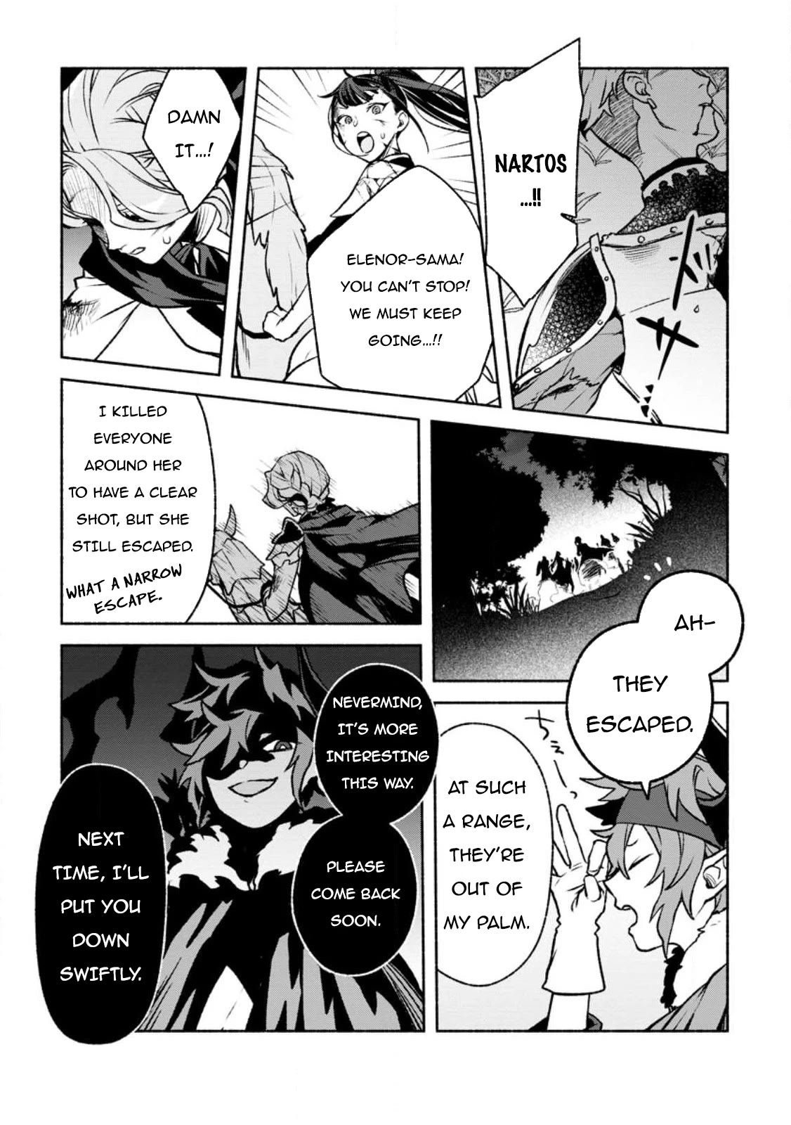 Sono Monban, Saikyou Nitsuki: Tsuihou Sareta Bougyo Ryoku 9999 no Senshi, Outo no Monban Toshite Musou Suru chapter 24 page 14