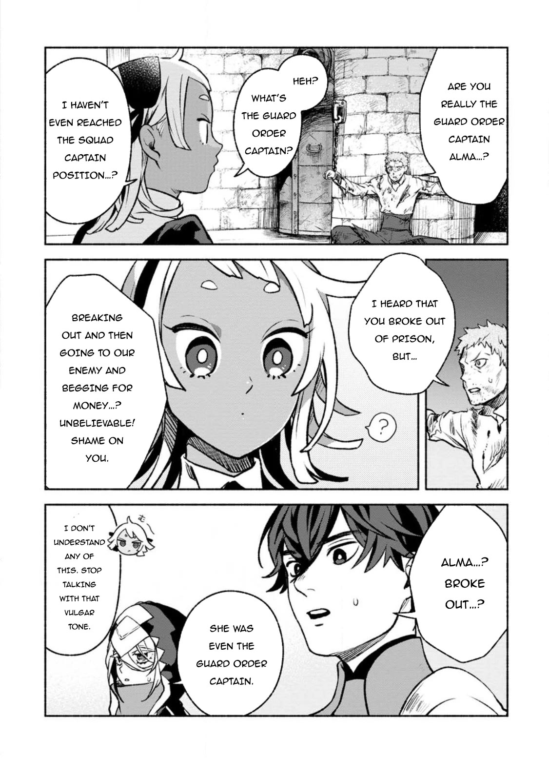 Sono Monban, Saikyou Nitsuki: Tsuihou Sareta Bougyo Ryoku 9999 no Senshi, Outo no Monban Toshite Musou Suru chapter 26 page 35