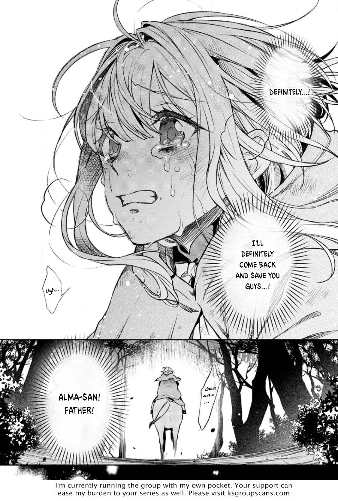 Sono Monban, Saikyou Nitsuki: Tsuihou Sareta Bougyo Ryoku 9999 no Senshi, Outo no Monban Toshite Musou Suru chapter 27 page 31