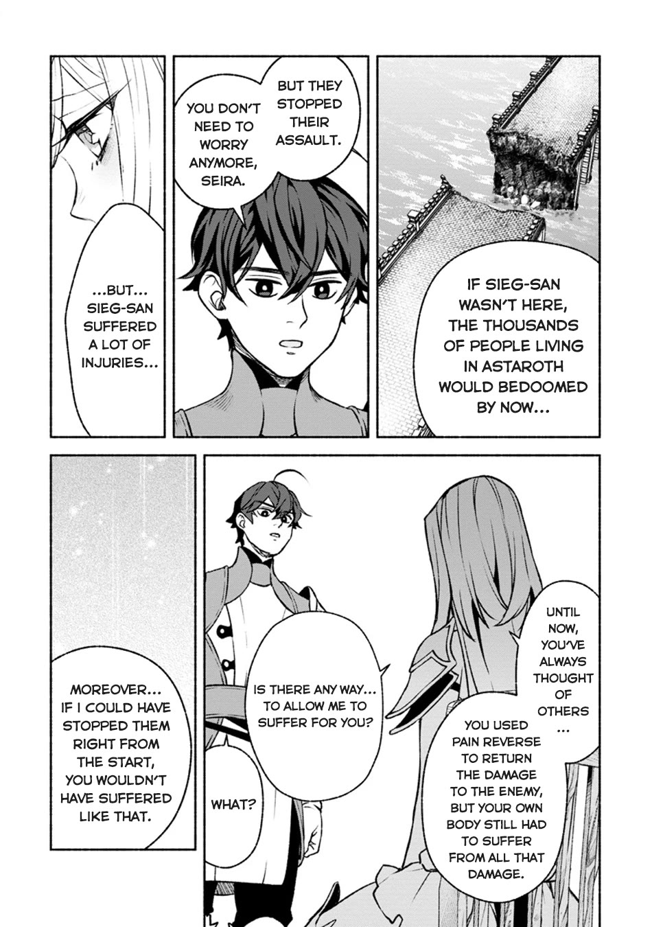 Sono Monban, Saikyou Nitsuki: Tsuihou Sareta Bougyo Ryoku 9999 no Senshi, Outo no Monban Toshite Musou Suru chapter 28 page 12