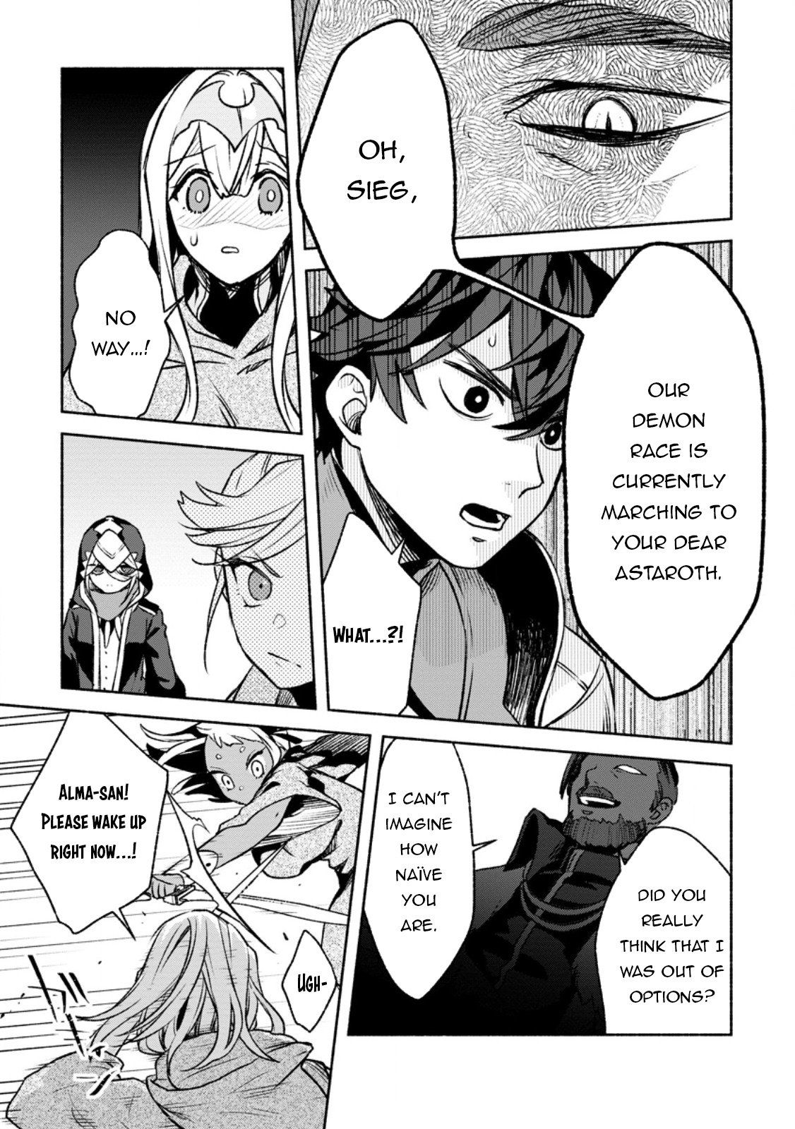 Sono Monban, Saikyou Nitsuki: Tsuihou Sareta Bougyo Ryoku 9999 no Senshi, Outo no Monban Toshite Musou Suru chapter 29 page 28