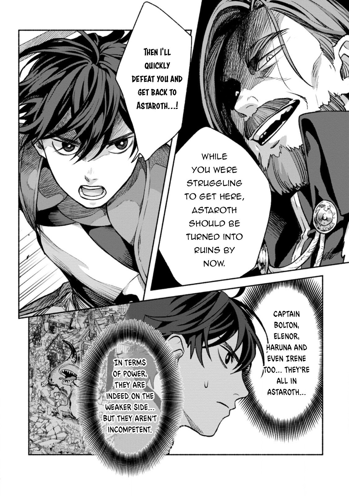 Sono Monban, Saikyou Nitsuki: Tsuihou Sareta Bougyo Ryoku 9999 no Senshi, Outo no Monban Toshite Musou Suru chapter 29 page 29