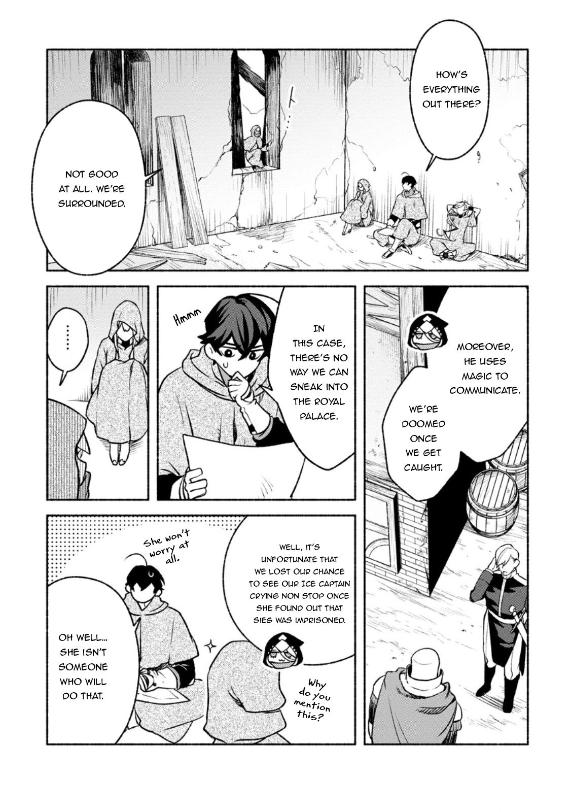 Sono Monban, Saikyou Nitsuki: Tsuihou Sareta Bougyo Ryoku 9999 no Senshi, Outo no Monban Toshite Musou Suru chapter 29 page 3