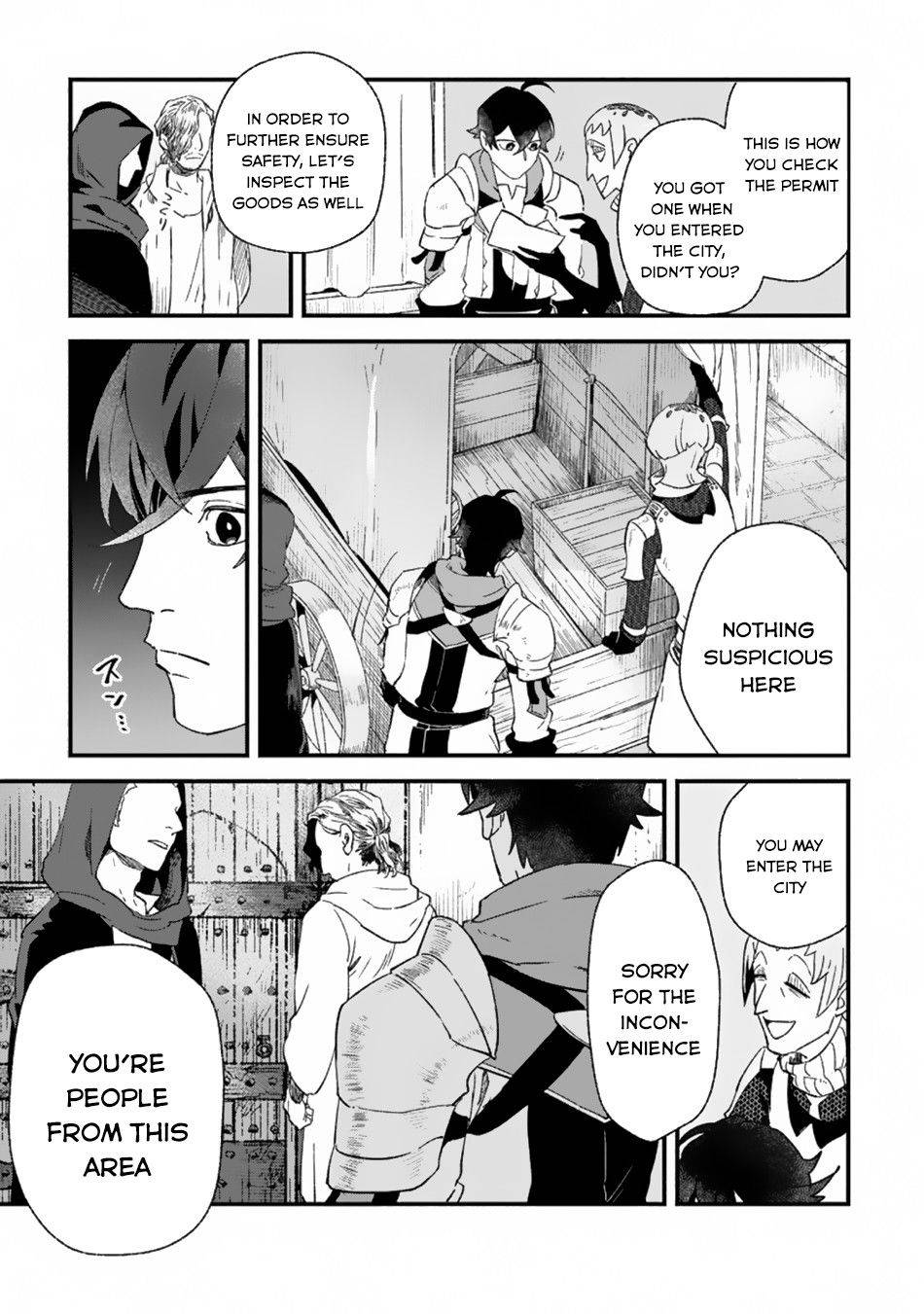 Sono Monban, Saikyou Nitsuki: Tsuihou Sareta Bougyo Ryoku 9999 no Senshi, Outo no Monban Toshite Musou Suru chapter 3.1 page 4