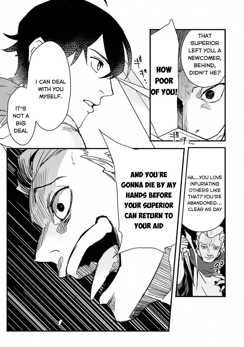 Sono Monban, Saikyou Nitsuki: Tsuihou Sareta Bougyo Ryoku 9999 no Senshi, Outo no Monban Toshite Musou Suru chapter 3.1 page 7