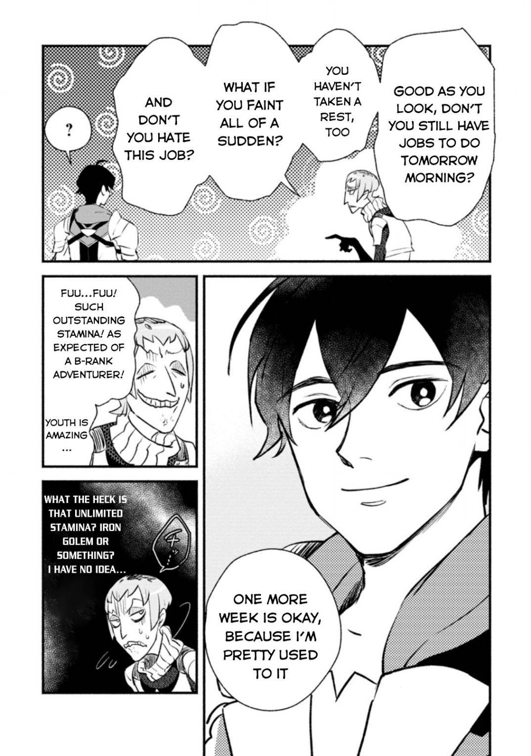 Sono Monban, Saikyou Nitsuki: Tsuihou Sareta Bougyo Ryoku 9999 no Senshi, Outo no Monban Toshite Musou Suru chapter 3.2 page 3