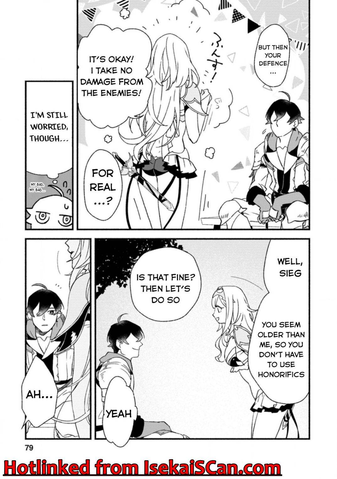 Sono Monban, Saikyou Nitsuki: Tsuihou Sareta Bougyo Ryoku 9999 no Senshi, Outo no Monban Toshite Musou Suru chapter 3.2 page 8