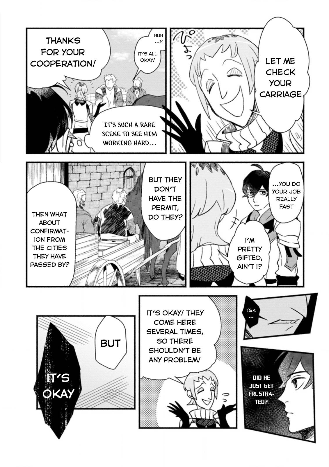 Sono Monban, Saikyou Nitsuki: Tsuihou Sareta Bougyo Ryoku 9999 no Senshi, Outo no Monban Toshite Musou Suru chapter 3.3 page 5