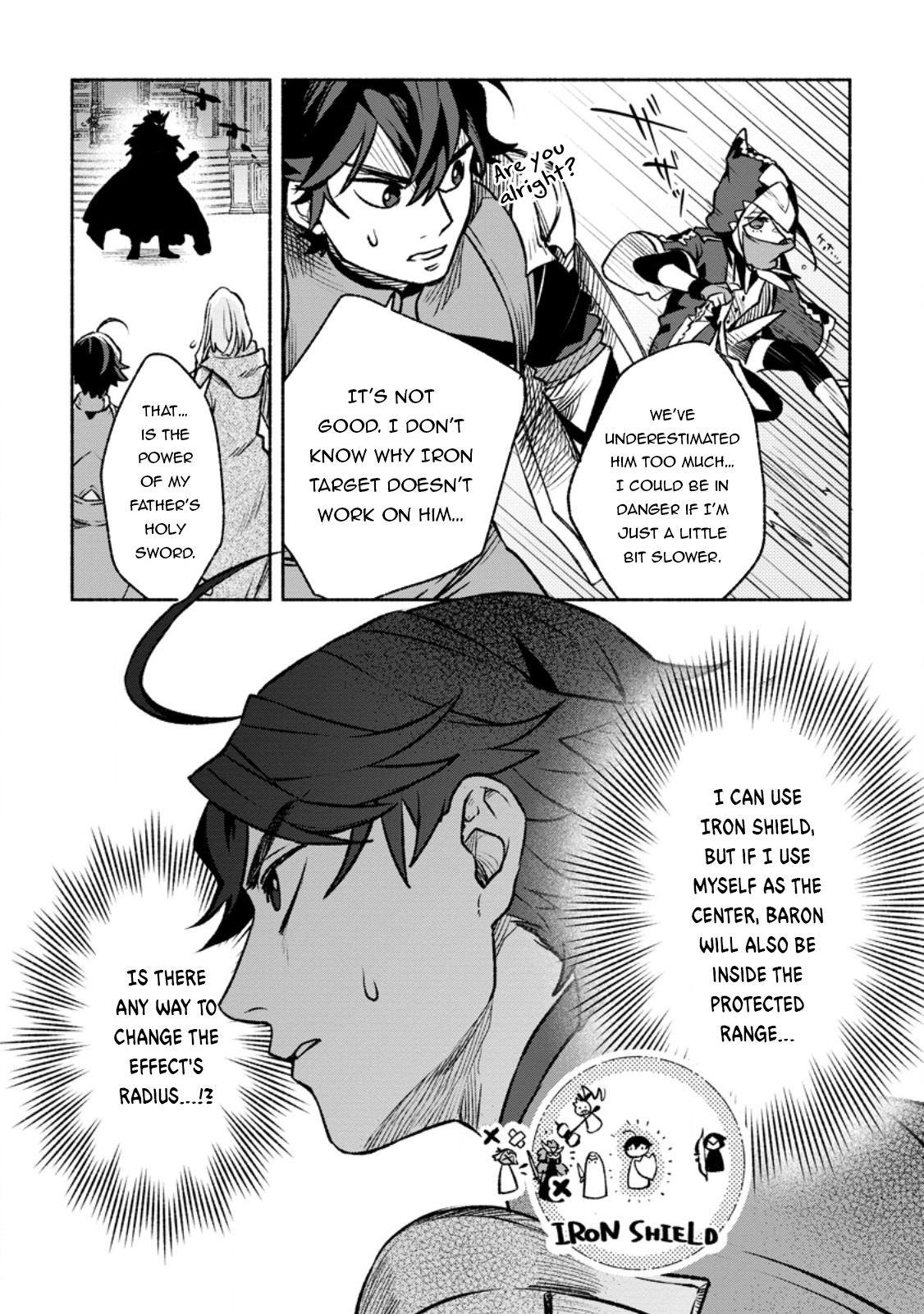 Sono Monban, Saikyou Nitsuki: Tsuihou Sareta Bougyo Ryoku 9999 no Senshi, Outo no Monban Toshite Musou Suru chapter 31 page 14