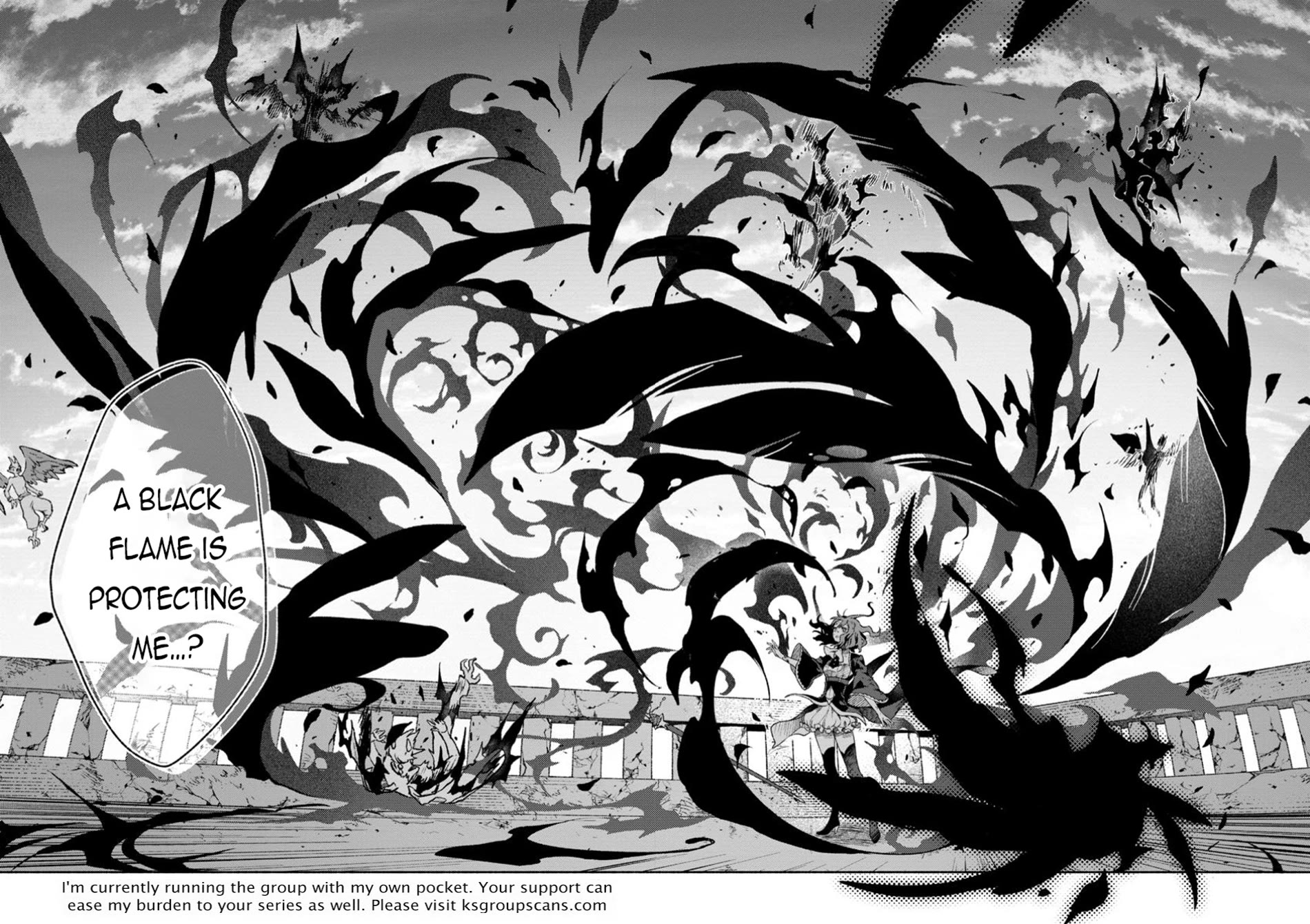 Sono Monban, Saikyou Nitsuki: Tsuihou Sareta Bougyo Ryoku 9999 no Senshi, Outo no Monban Toshite Musou Suru chapter 33 page 12