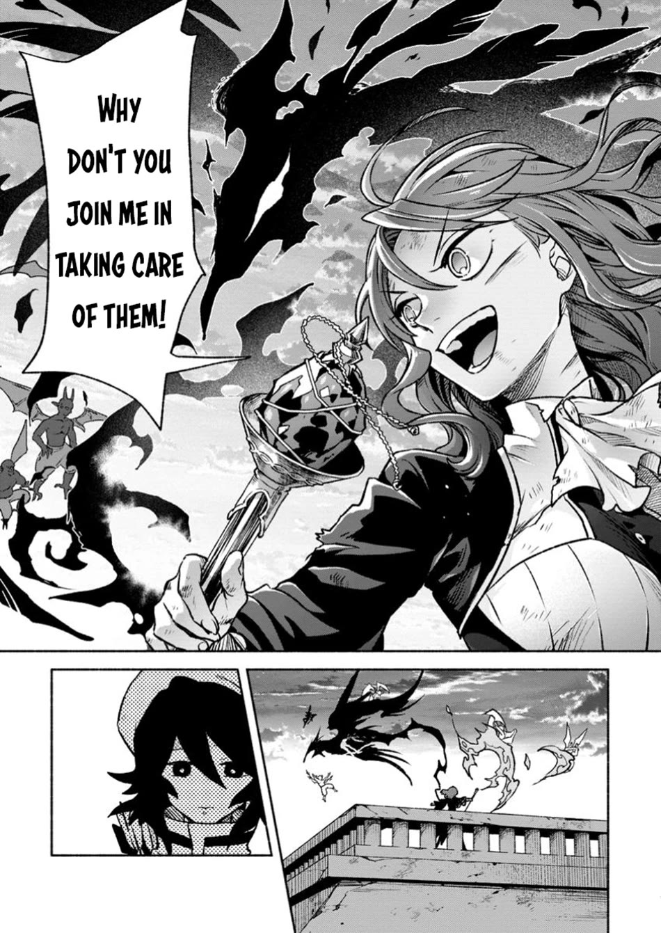 Sono Monban, Saikyou Nitsuki: Tsuihou Sareta Bougyo Ryoku 9999 no Senshi, Outo no Monban Toshite Musou Suru chapter 33 page 14