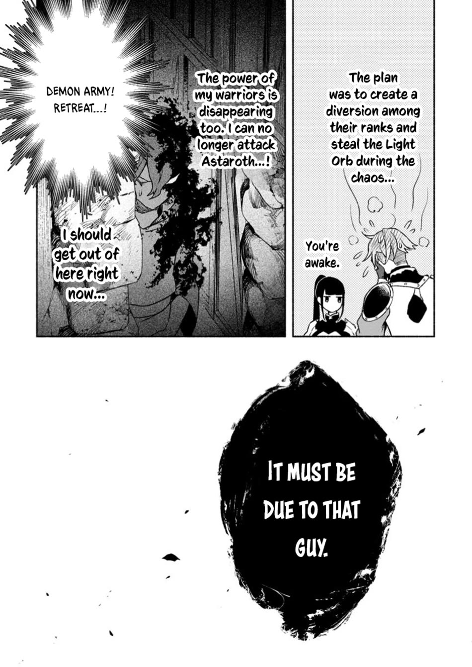 Sono Monban, Saikyou Nitsuki: Tsuihou Sareta Bougyo Ryoku 9999 no Senshi, Outo no Monban Toshite Musou Suru chapter 33 page 16