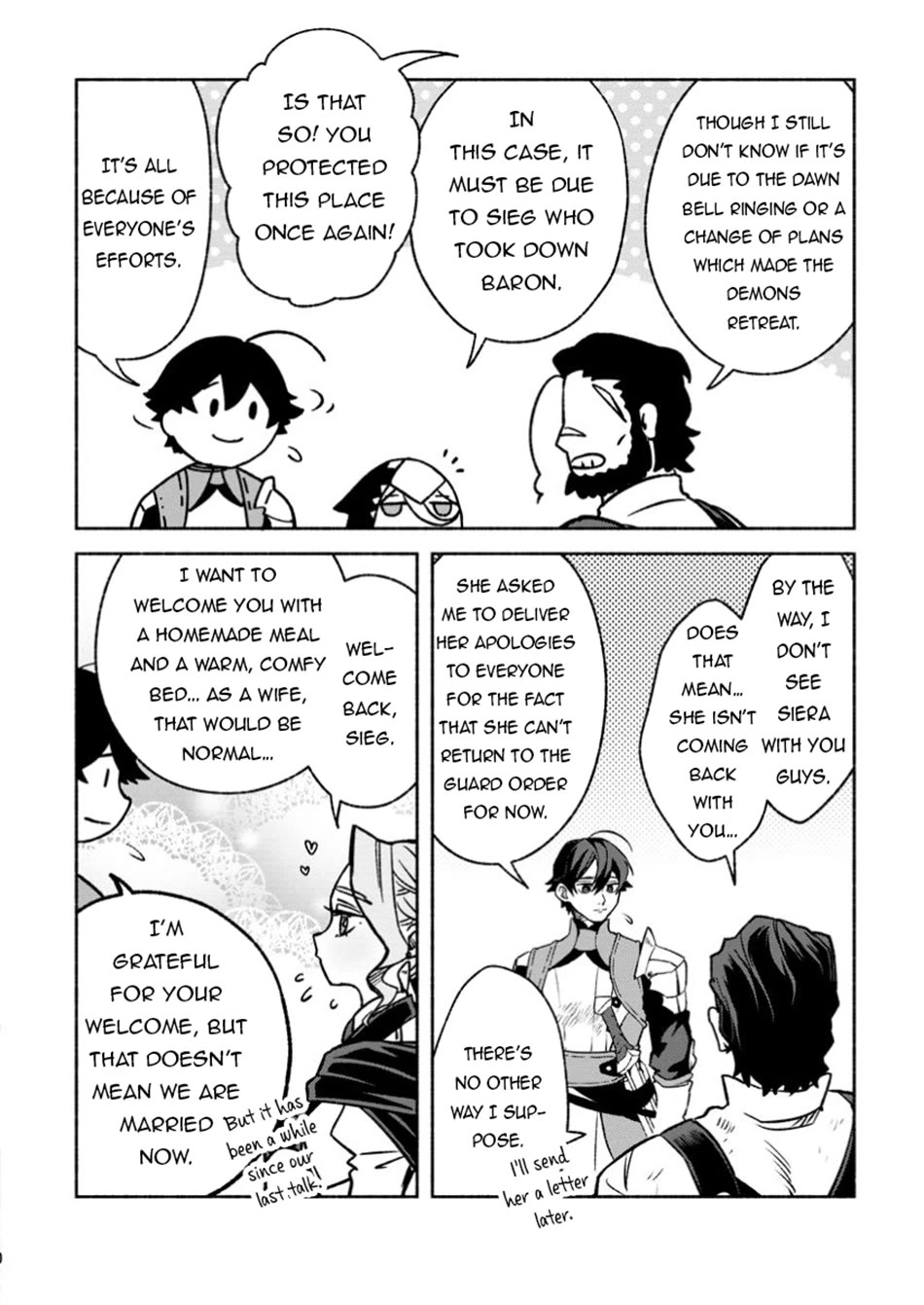 Sono Monban, Saikyou Nitsuki: Tsuihou Sareta Bougyo Ryoku 9999 no Senshi, Outo no Monban Toshite Musou Suru chapter 33 page 19