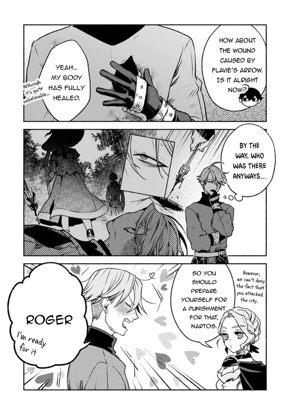 Sono Monban, Saikyou Nitsuki: Tsuihou Sareta Bougyo Ryoku 9999 no Senshi, Outo no Monban Toshite Musou Suru chapter 33 page 21