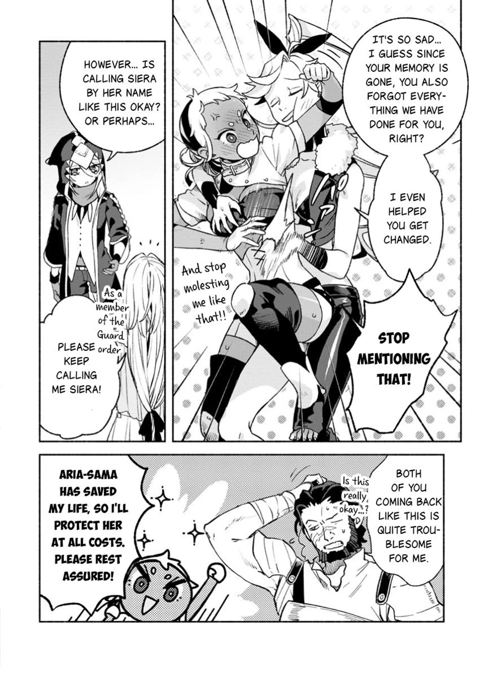 Sono Monban, Saikyou Nitsuki: Tsuihou Sareta Bougyo Ryoku 9999 no Senshi, Outo no Monban Toshite Musou Suru chapter 35 page 11