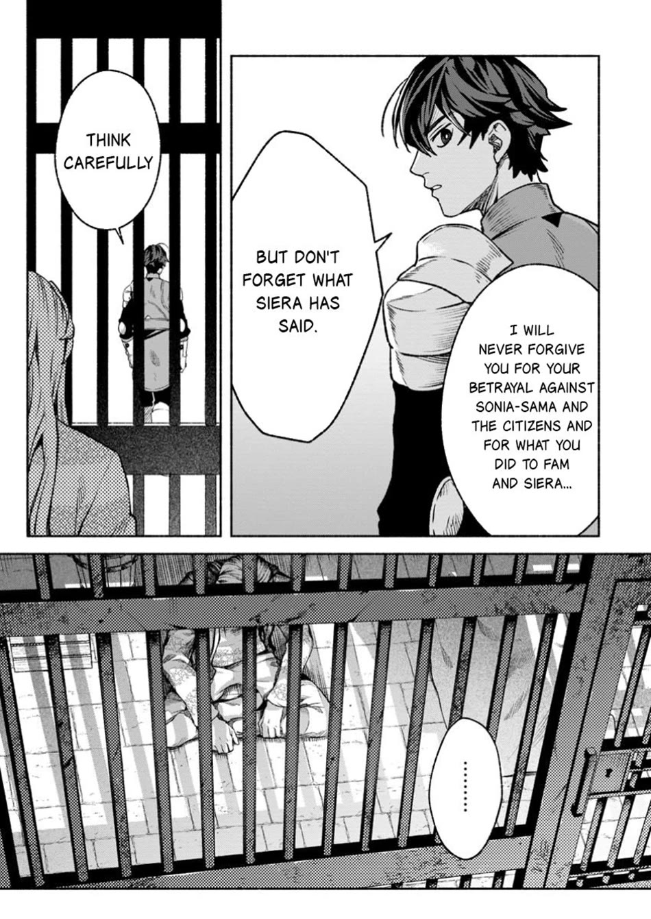 Sono Monban, Saikyou Nitsuki: Tsuihou Sareta Bougyo Ryoku 9999 no Senshi, Outo no Monban Toshite Musou Suru chapter 35 page 26