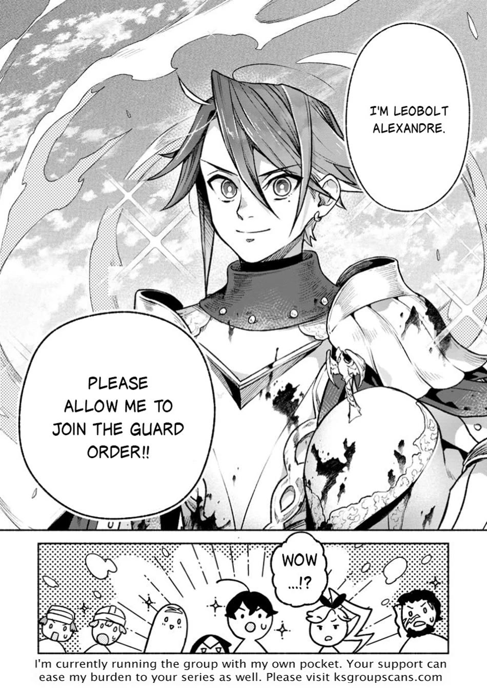 Sono Monban, Saikyou Nitsuki: Tsuihou Sareta Bougyo Ryoku 9999 no Senshi, Outo no Monban Toshite Musou Suru chapter 35 page 31