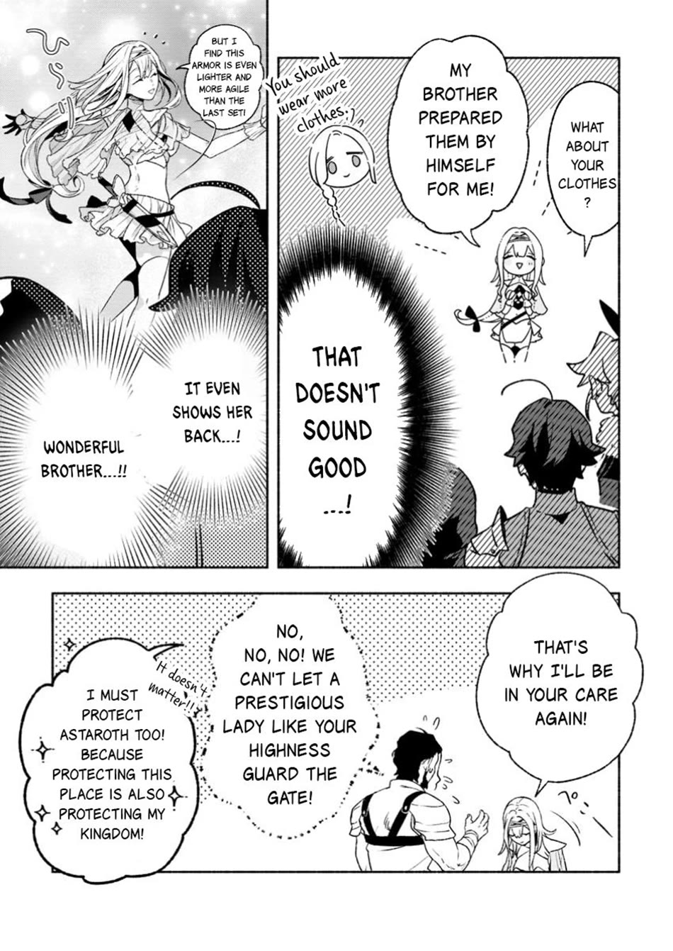 Sono Monban, Saikyou Nitsuki: Tsuihou Sareta Bougyo Ryoku 9999 no Senshi, Outo no Monban Toshite Musou Suru chapter 35 page 8