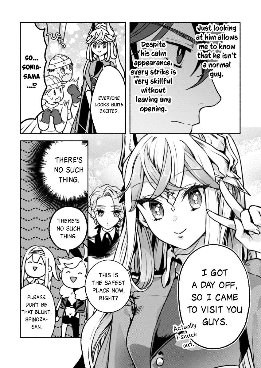 Sono Monban, Saikyou Nitsuki: Tsuihou Sareta Bougyo Ryoku 9999 no Senshi, Outo no Monban Toshite Musou Suru chapter 36 page 12