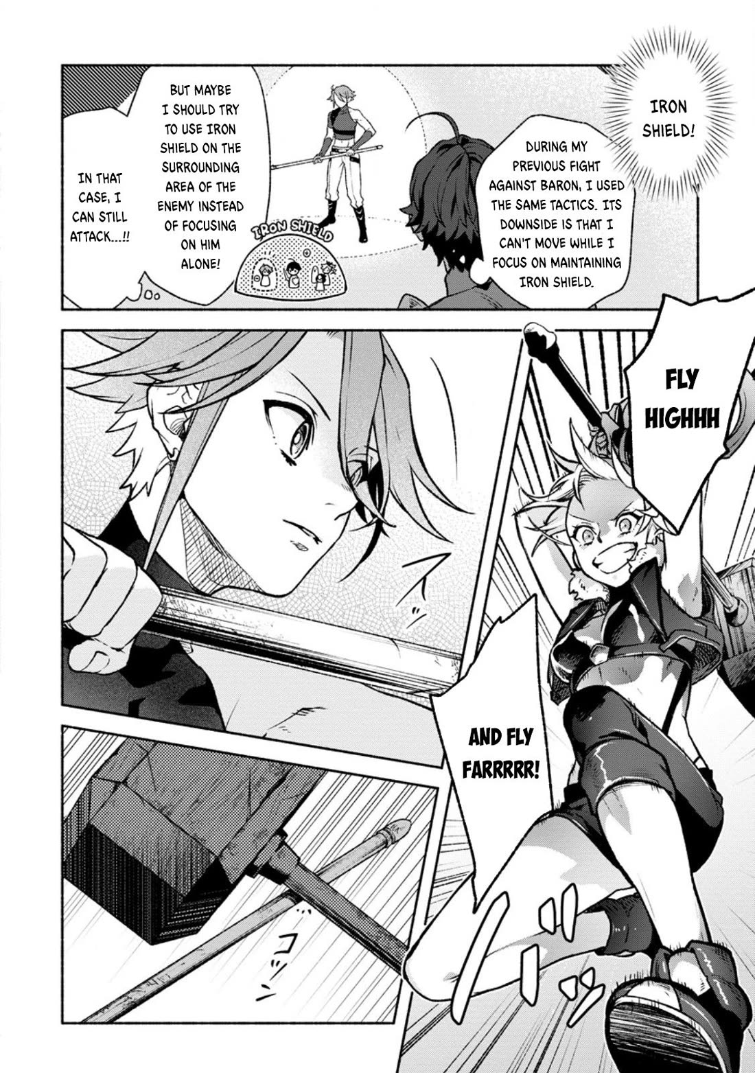 Sono Monban, Saikyou Nitsuki: Tsuihou Sareta Bougyo Ryoku 9999 no Senshi, Outo no Monban Toshite Musou Suru chapter 36 page 15