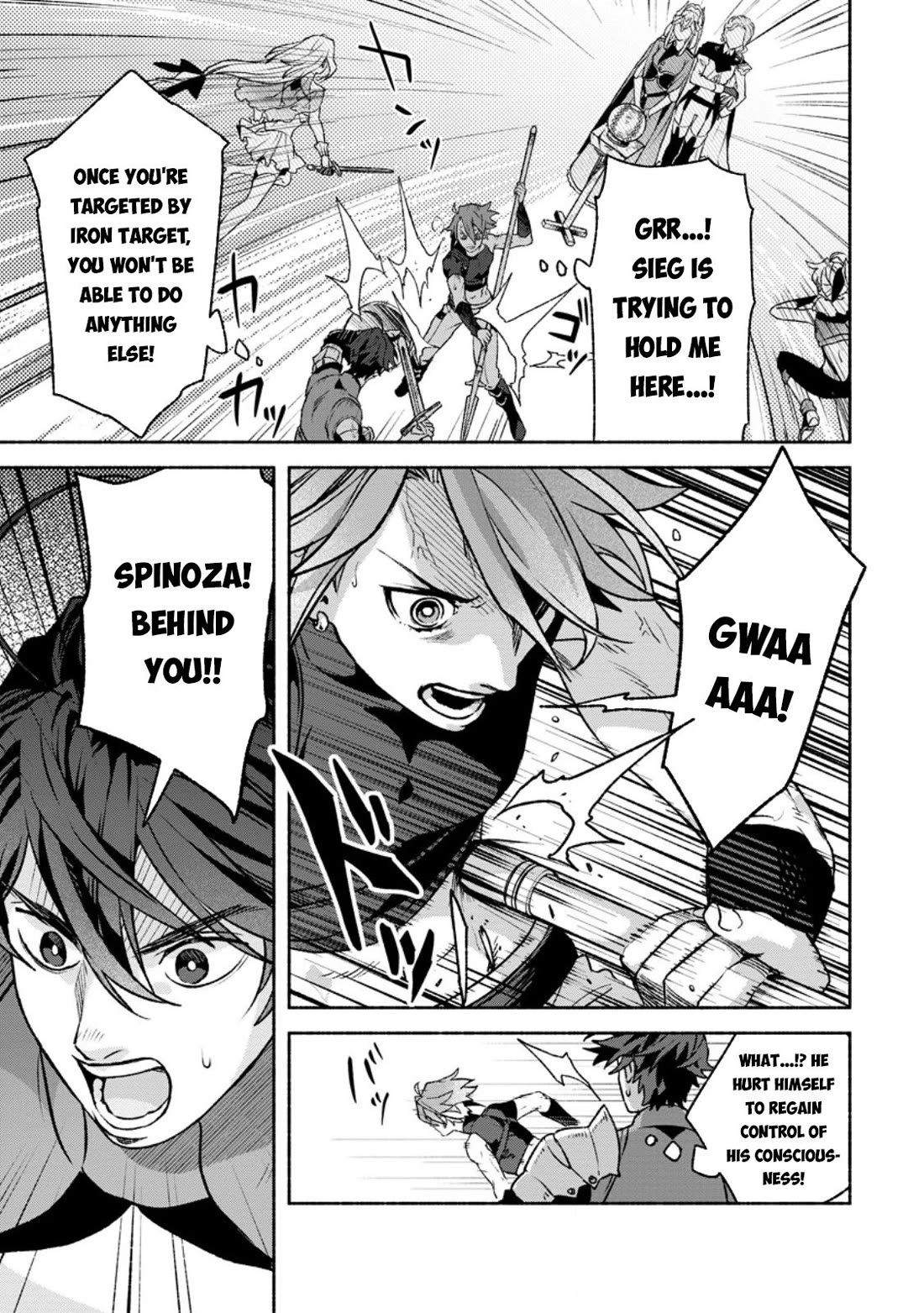 Sono Monban, Saikyou Nitsuki: Tsuihou Sareta Bougyo Ryoku 9999 no Senshi, Outo no Monban Toshite Musou Suru chapter 36 page 22