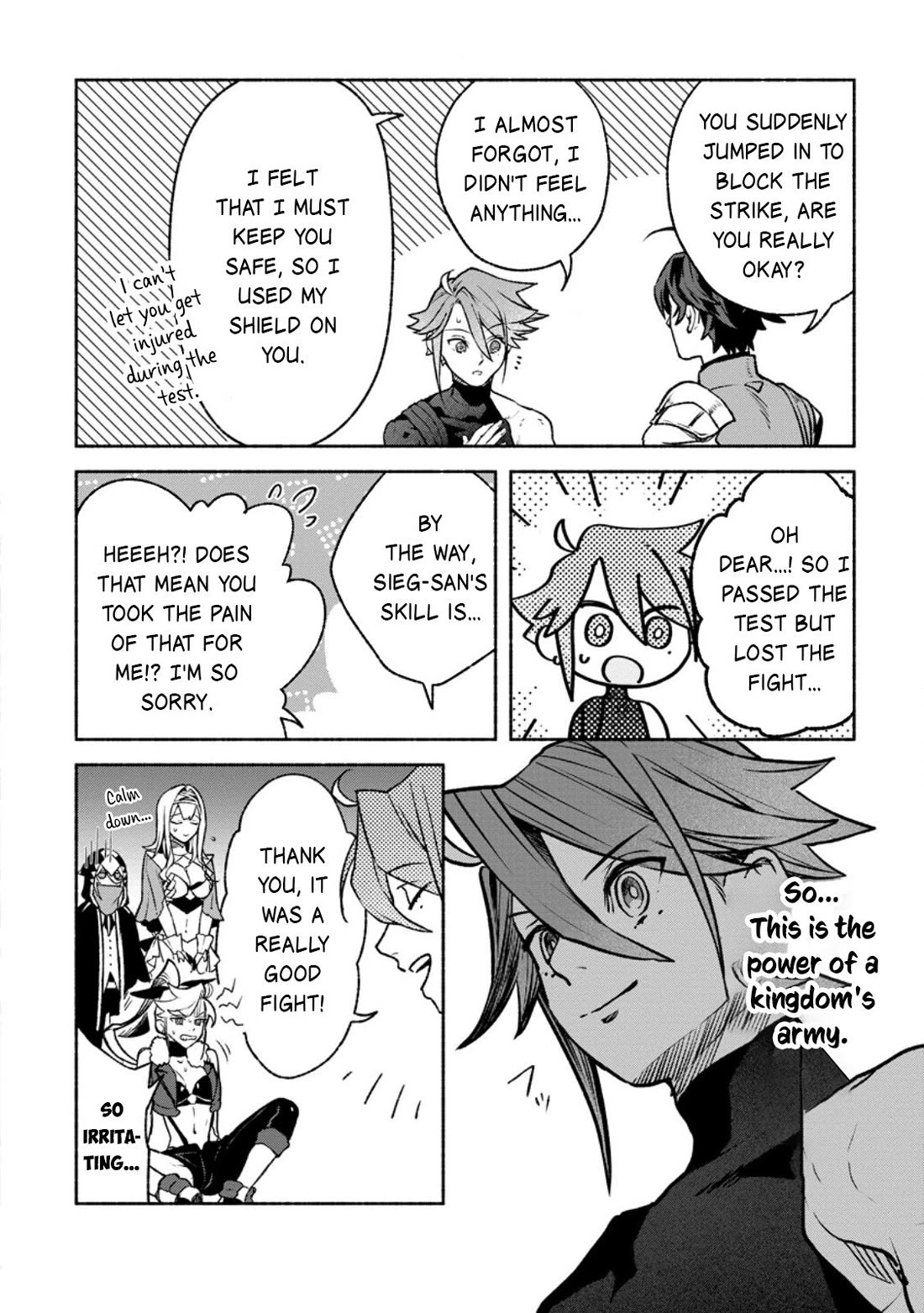 Sono Monban, Saikyou Nitsuki: Tsuihou Sareta Bougyo Ryoku 9999 no Senshi, Outo no Monban Toshite Musou Suru chapter 36 page 29