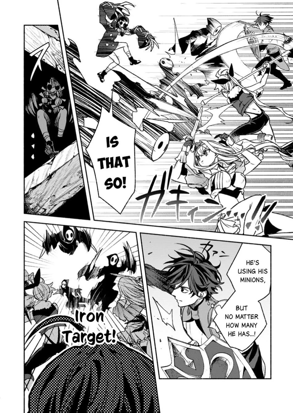 Sono Monban, Saikyou Nitsuki: Tsuihou Sareta Bougyo Ryoku 9999 no Senshi, Outo no Monban Toshite Musou Suru chapter 37 page 11