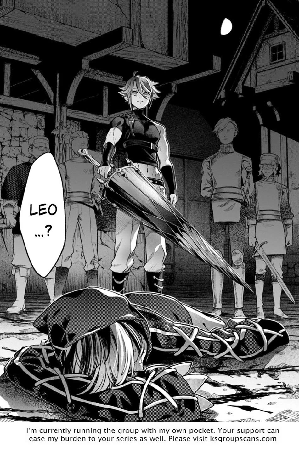 Sono Monban, Saikyou Nitsuki: Tsuihou Sareta Bougyo Ryoku 9999 no Senshi, Outo no Monban Toshite Musou Suru chapter 37 page 33