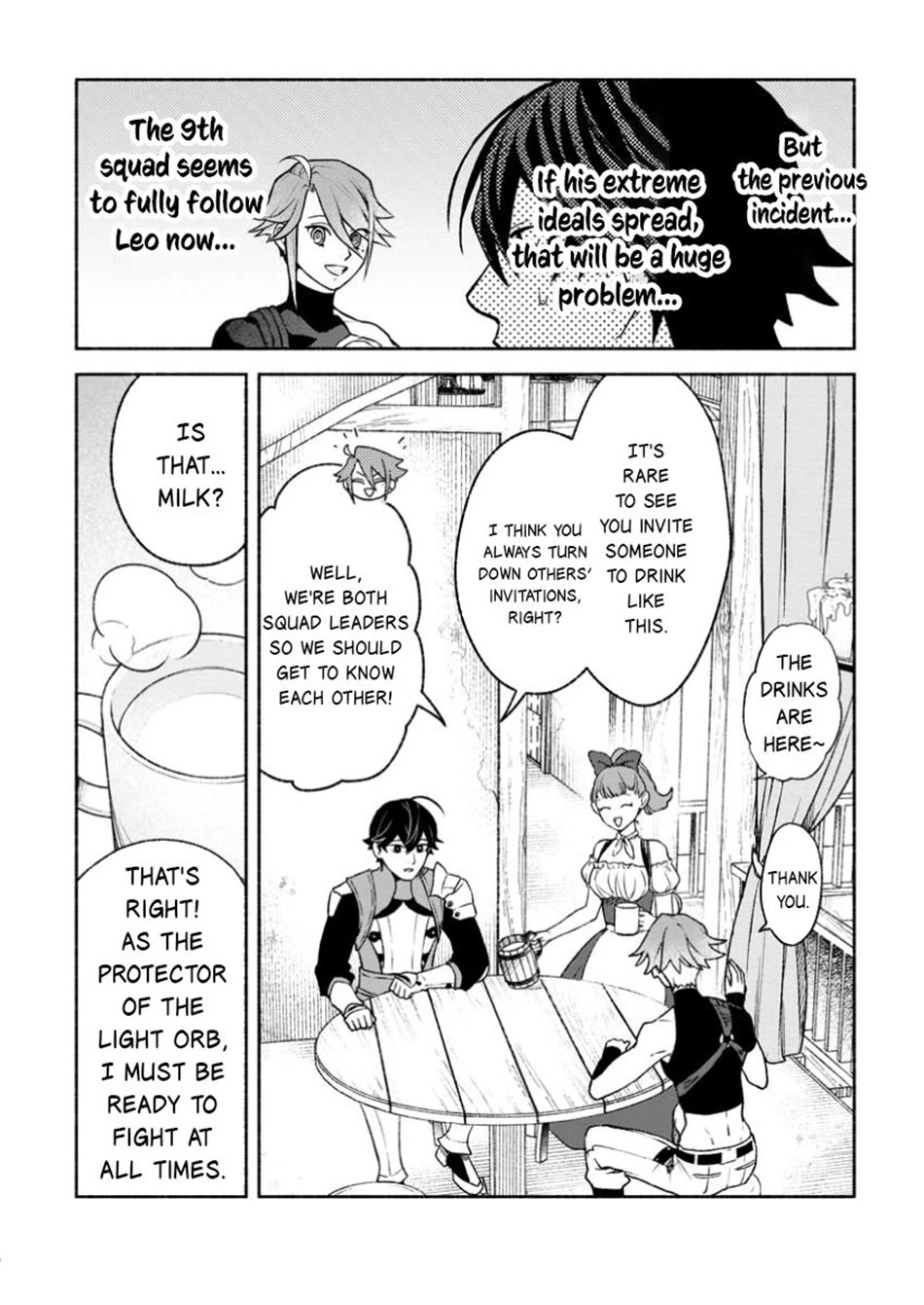 Sono Monban, Saikyou Nitsuki: Tsuihou Sareta Bougyo Ryoku 9999 no Senshi, Outo no Monban Toshite Musou Suru chapter 38 page 17