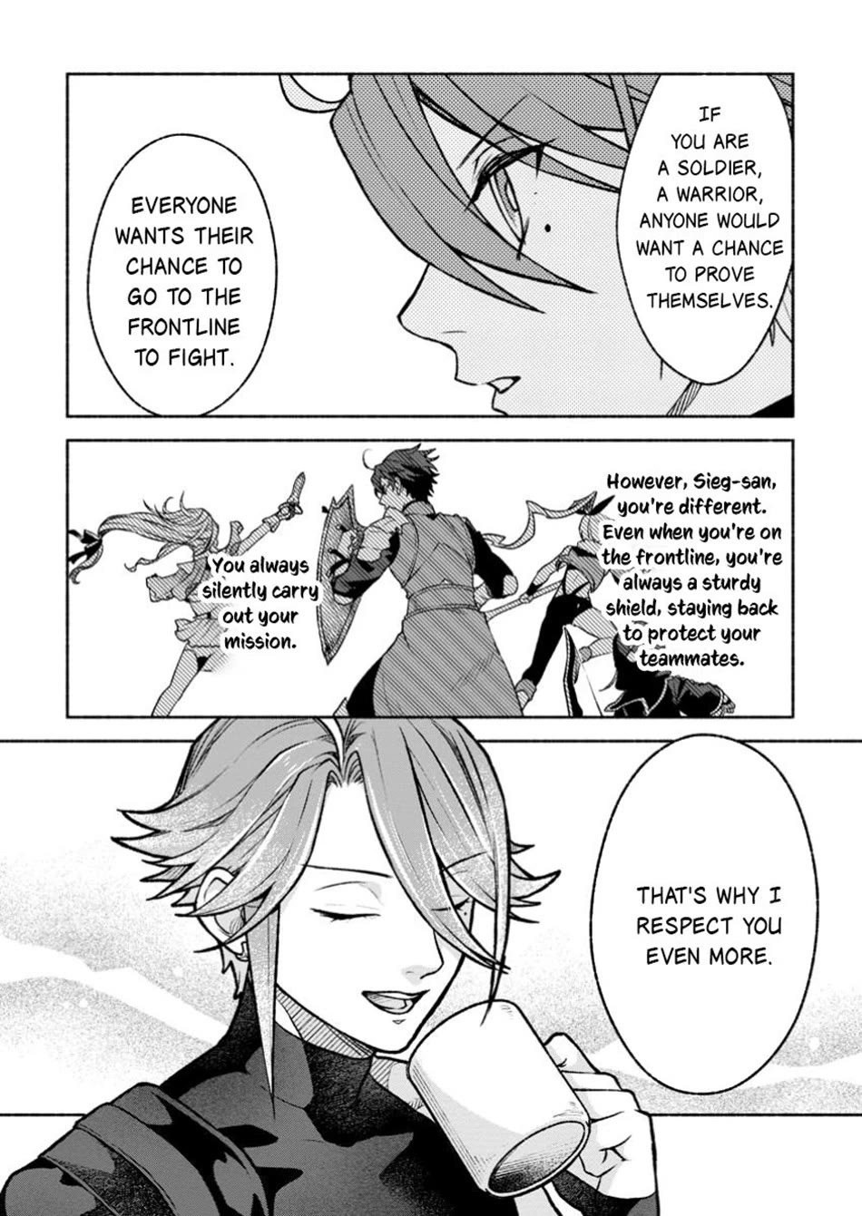 Sono Monban, Saikyou Nitsuki: Tsuihou Sareta Bougyo Ryoku 9999 no Senshi, Outo no Monban Toshite Musou Suru chapter 38 page 20