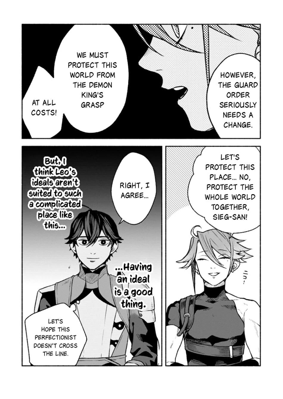 Sono Monban, Saikyou Nitsuki: Tsuihou Sareta Bougyo Ryoku 9999 no Senshi, Outo no Monban Toshite Musou Suru chapter 38 page 24