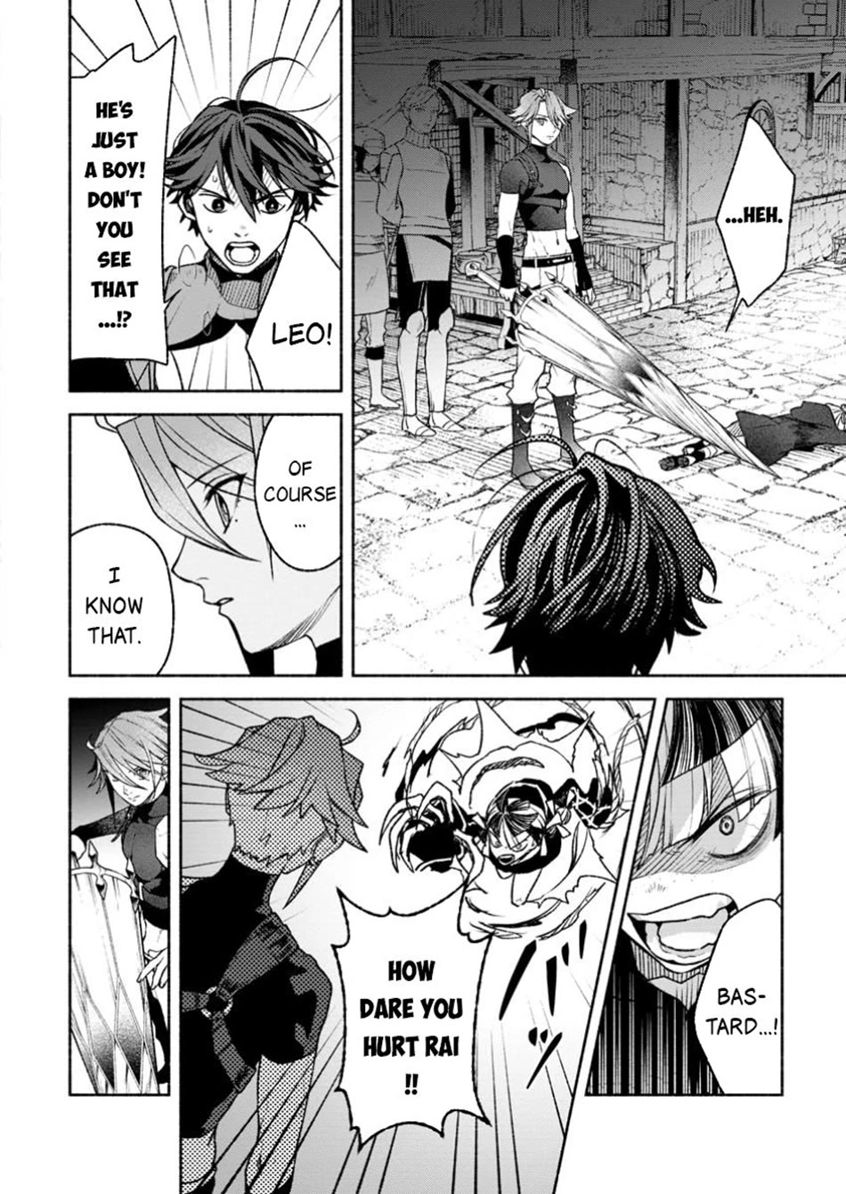 Sono Monban, Saikyou Nitsuki: Tsuihou Sareta Bougyo Ryoku 9999 no Senshi, Outo no Monban Toshite Musou Suru chapter 38 page 3