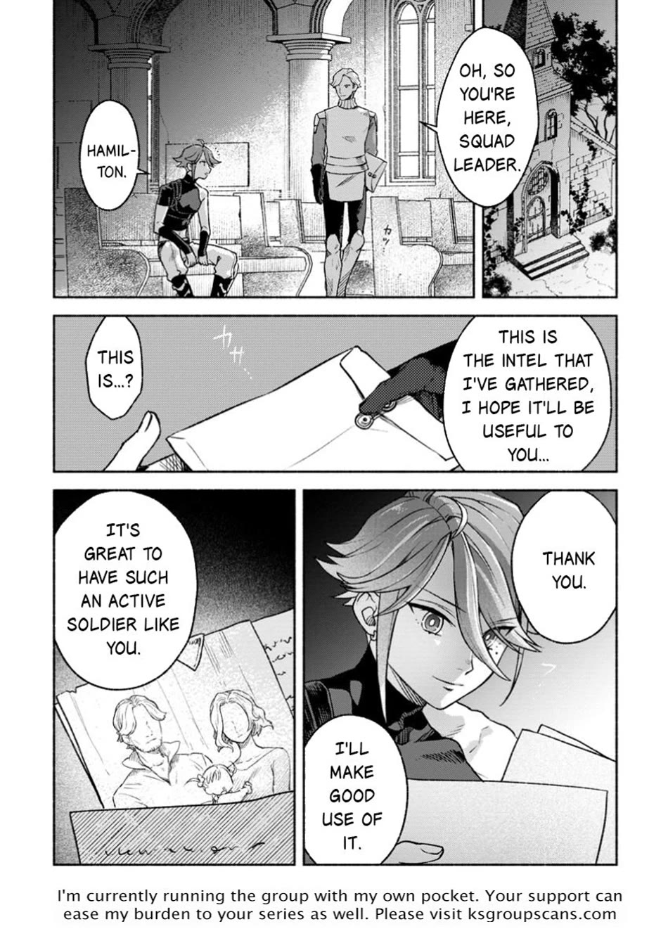 Sono Monban, Saikyou Nitsuki: Tsuihou Sareta Bougyo Ryoku 9999 no Senshi, Outo no Monban Toshite Musou Suru chapter 38 page 31