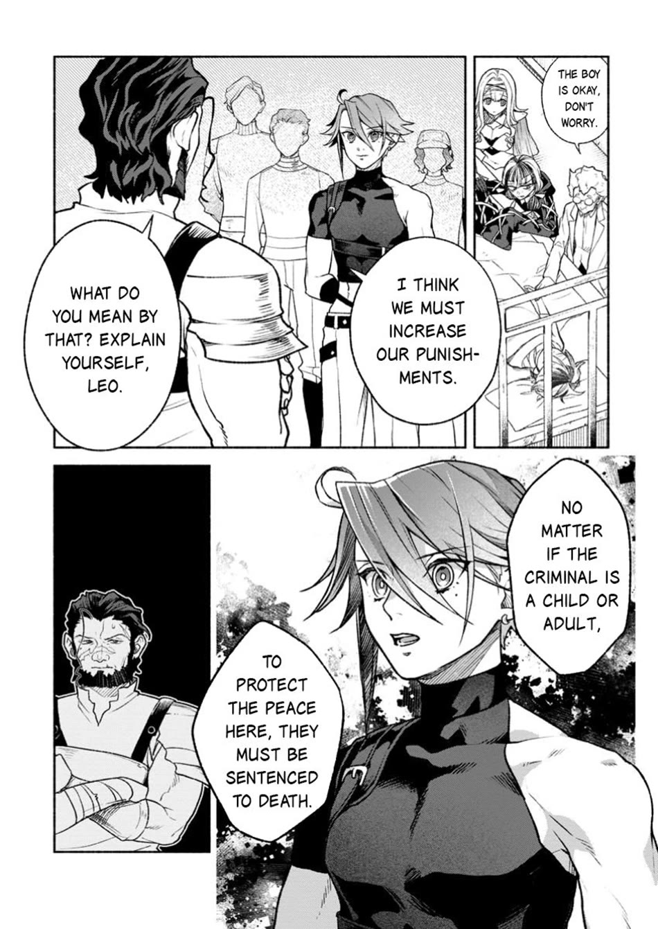 Sono Monban, Saikyou Nitsuki: Tsuihou Sareta Bougyo Ryoku 9999 no Senshi, Outo no Monban Toshite Musou Suru chapter 38 page 5