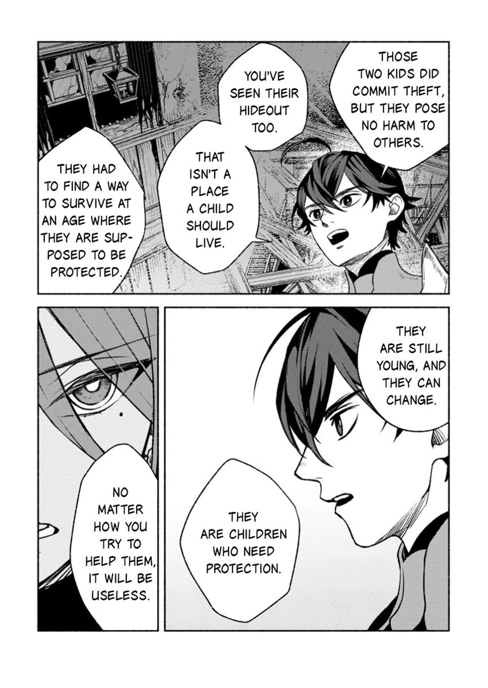 Sono Monban, Saikyou Nitsuki: Tsuihou Sareta Bougyo Ryoku 9999 no Senshi, Outo no Monban Toshite Musou Suru chapter 38 page 6